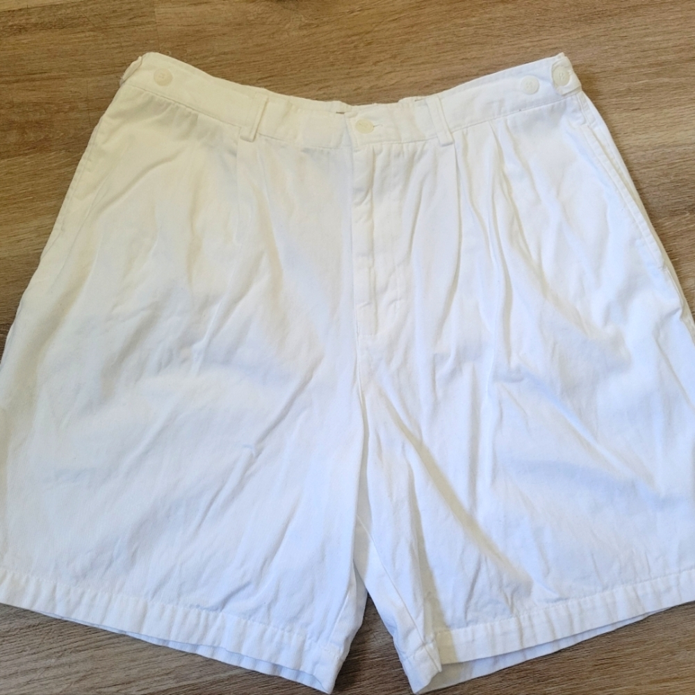 Classic White Men's Shorts